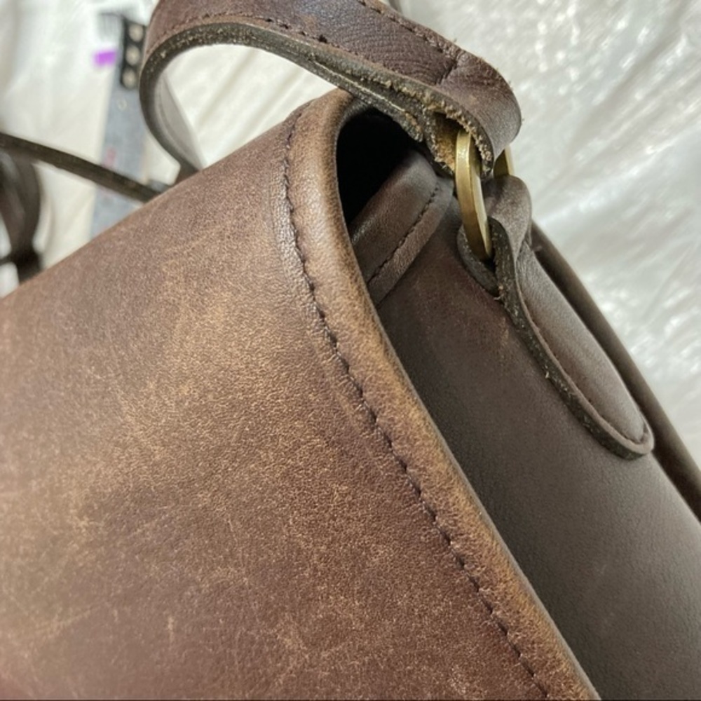 Coach vintage brown leather companion legacy messenger crossbody bag 9076 - Picture 13 of 16